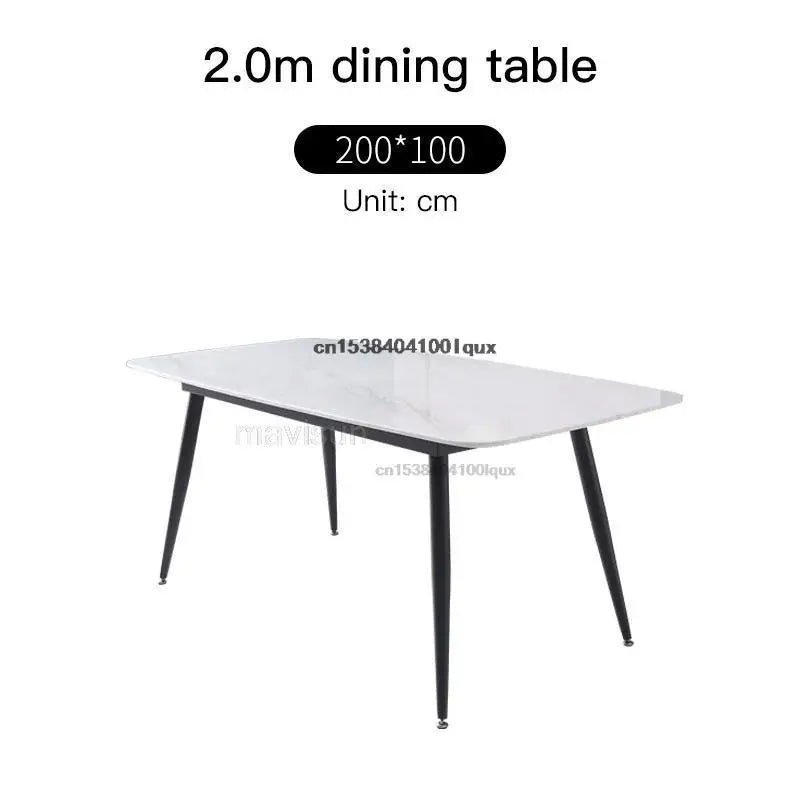 Nordic Marble Dining Table and Chair Set