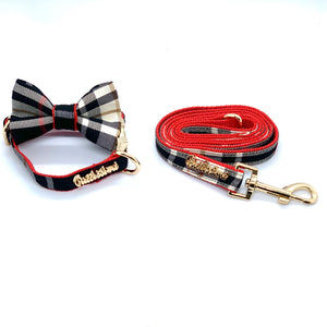 Collette Collar, Leash & Bow Tie Set