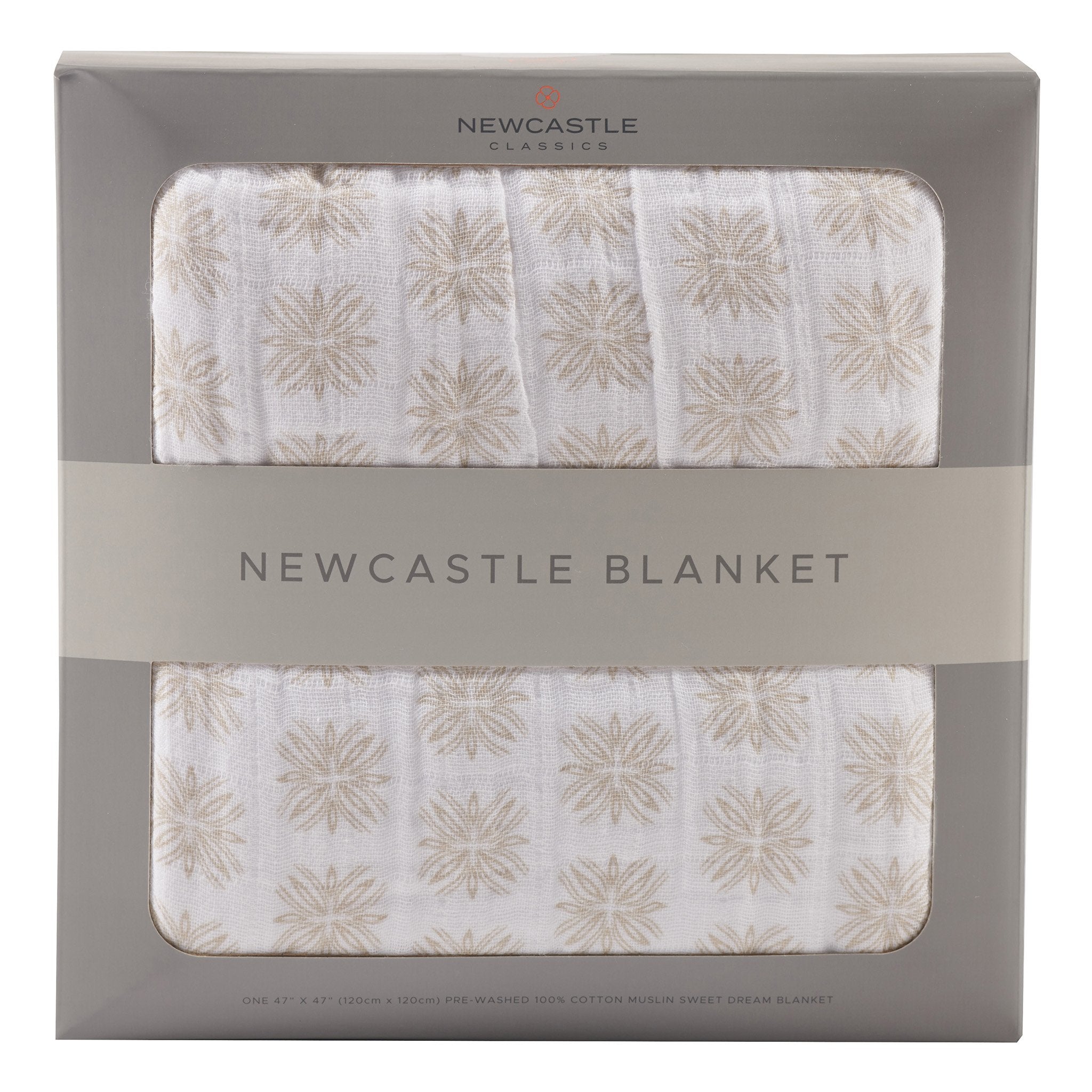 Flower Child Cotton Muslin Newcastle Blanket