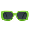 Jadestone - Square Retro Flat Top Fashion Sunglasses