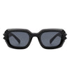 Prismite - Square Geometric Retro Irregular Thick Frame Fashion Sunglasses