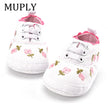 Baby Girl Shoes Lace Floral Embroidered