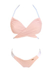 Niké Wrap Top & Classic Bottom - Powder Pink