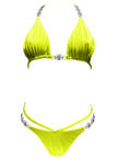 Shanel Triangle Top & Tango Bottom - Neon Yellow