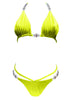 Shanel Triangle Top & Tango Bottom - Neon Yellow