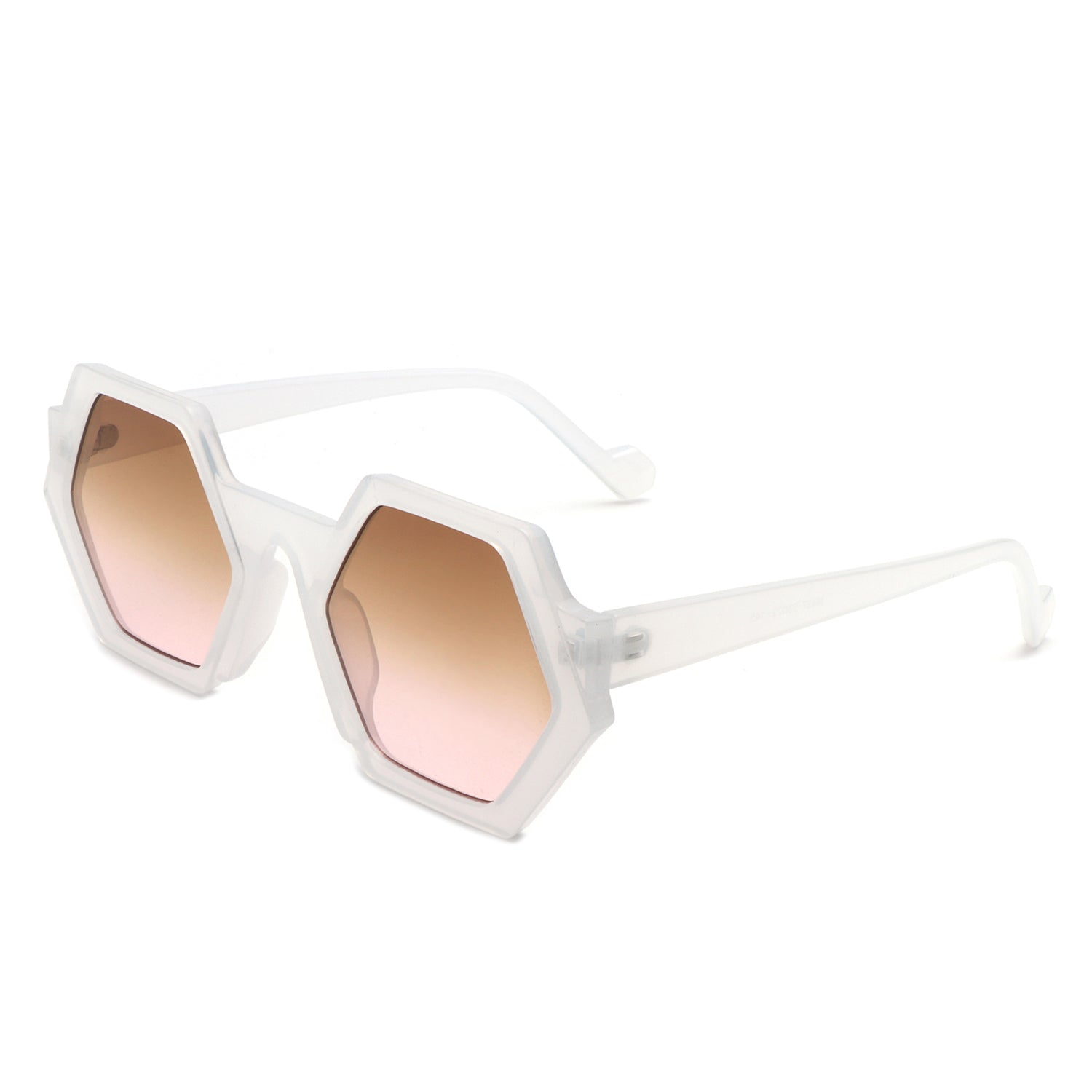 Starpath - Geometric Round Irregular Tinted Fashion Sunglasses