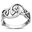 Plain Celtic Knot Silver Ring