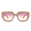 Solstice - Retro Women Geometric Tinted Cat Eye Fashion Sunglasses