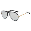 DURHAM | Unisex Mirrored Aviator Fashion Sunglasses