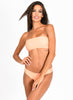 Zoey Bandeau Top & Classic Bottom - Peach