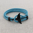 Hameçon nautique hommes manchette breloque queue de requin fait à la main Simple Bracelet personnalisé