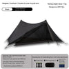 Double-Sided Silicon-Coated Pyramid Tent