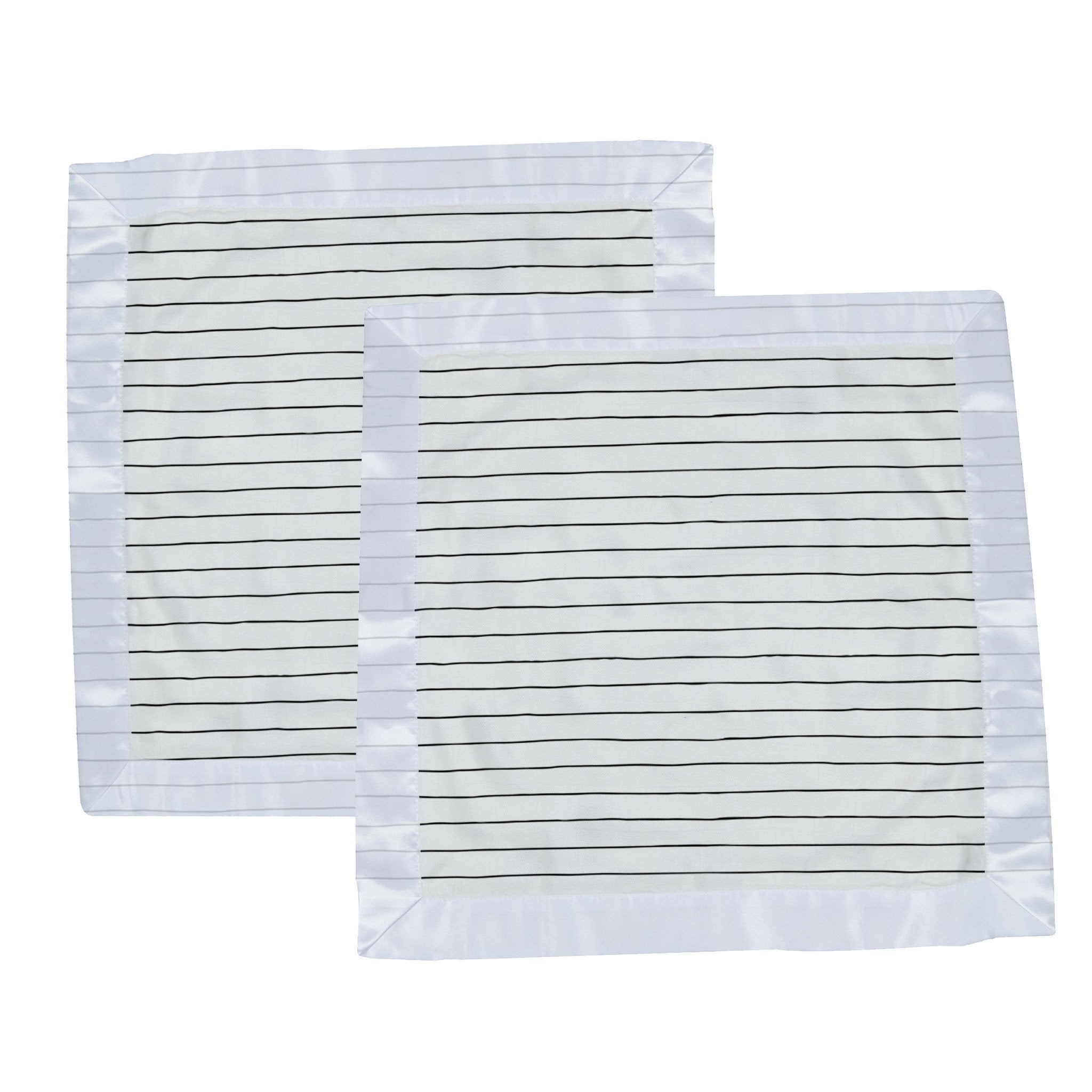 Pencil Stripe Bamboo Muslin Security Blankie