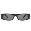 Skyrider - Retro Rectangle Narrow Square Vintage Slim Sunglasses