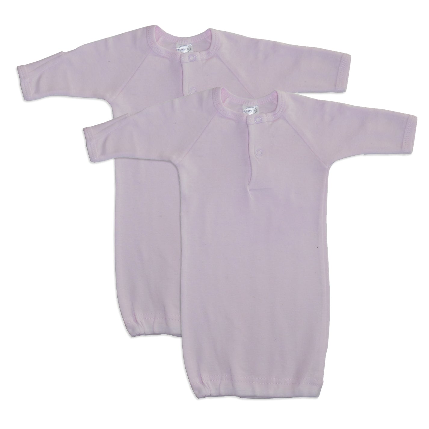 Robe rose unie Bambini Preemie - Lot de 2