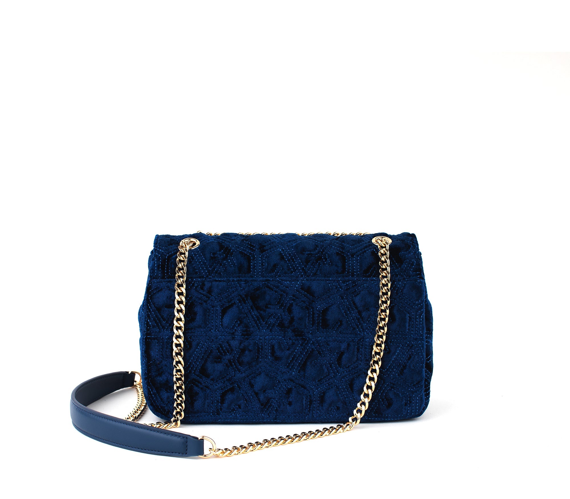 Broadway - Navy Vegan Shoulder Bag