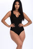 Split Neckline Sleeveless Bodysuit (CAPELLA)