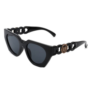 Meridian - Classic Square Retro Flat Top Fashion Sunglasses