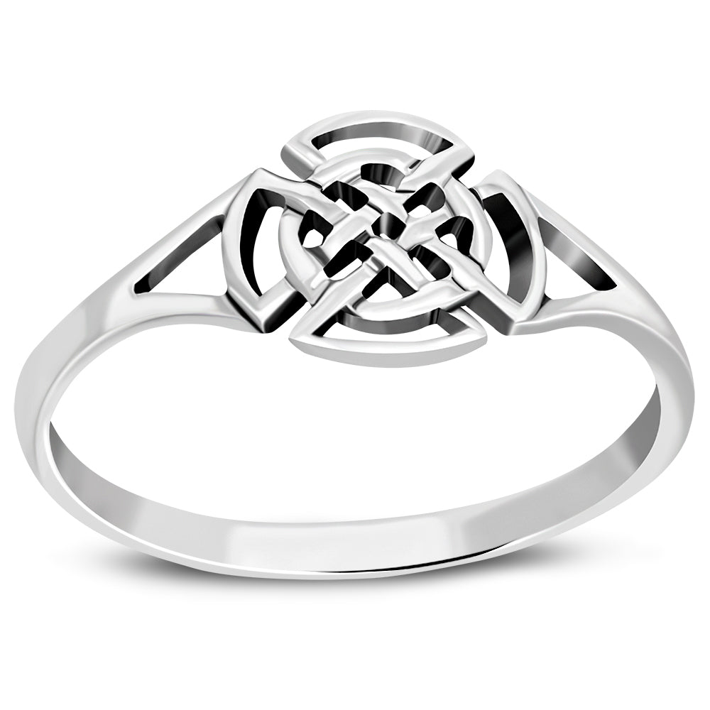 Plain Celtic Knot Silver Ring