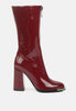 Year Round High Heeled Calf Boots