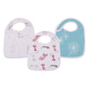 Dandelions Bamboo Muslin Snap Bibs 3PK