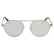 DRESDEN | Modern Flat Top Slender Round Sunglasses