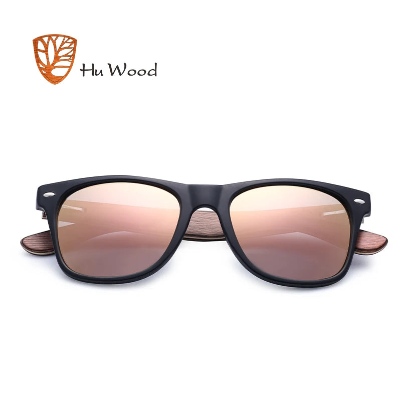 Lunettes de soleil unisexes en bois