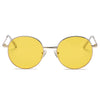 GENEVA | Retro Vintage Metal Round Oval Circle Sunglasses