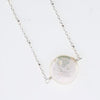 Coin Pearl Sterling Silver Necklace