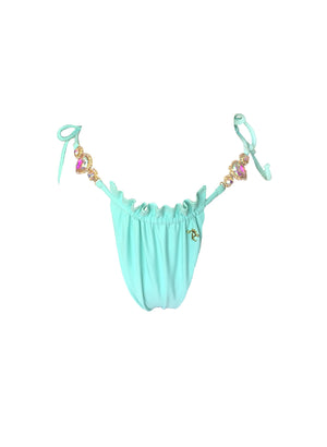 Bas String Candy LUXE - Vert Menthe