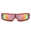 Orion - Futuristic Wrap Around Fashion Rectangle Shield Sunglasses