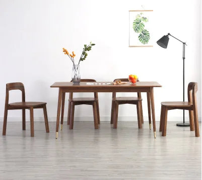 Table à manger pour petit appartement en bois massif pur