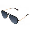 DURHAM | Unisex Mirrored Aviator Fashion Sunglasses