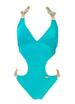 Emma One-Piece Swimsuit - Turquoise