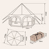 Outdoor Integrated Yurt Tent