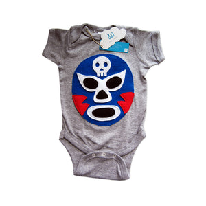 Baby Onesie - Luchador Azul - Lutteur mexicain bleu