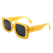 Jadestone - Square Retro Flat Top Fashion Sunglasses