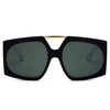 ESSEN | Women Vogue Fashion Square Oversize Sunglasses