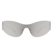 Galadriel - Futuristic Mirrored Cyberpunk Sport Reflective Shield Sunglasses