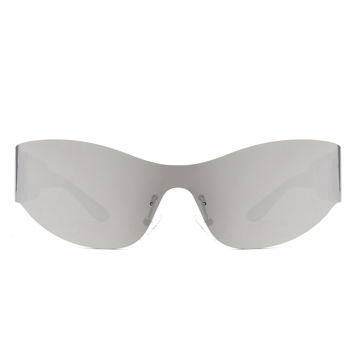 Galadriel - Futuristic Mirrored Cyberpunk Sport Reflective Shield Sunglasses