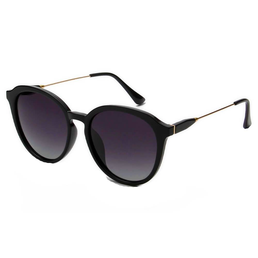 KALAMATA | Women Round Horn Rimmed Polarized Fashion Sunglasses