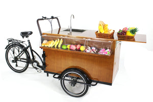 Three Wheels Pedal/Electric Food Cart