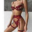 Adult Lingerie Woman Hollow Bra Set