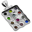 Grand pendentif en argent Hoshen