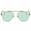 HIDALGO | Metal Oversize Tinted Lens Aviator Sunglasses