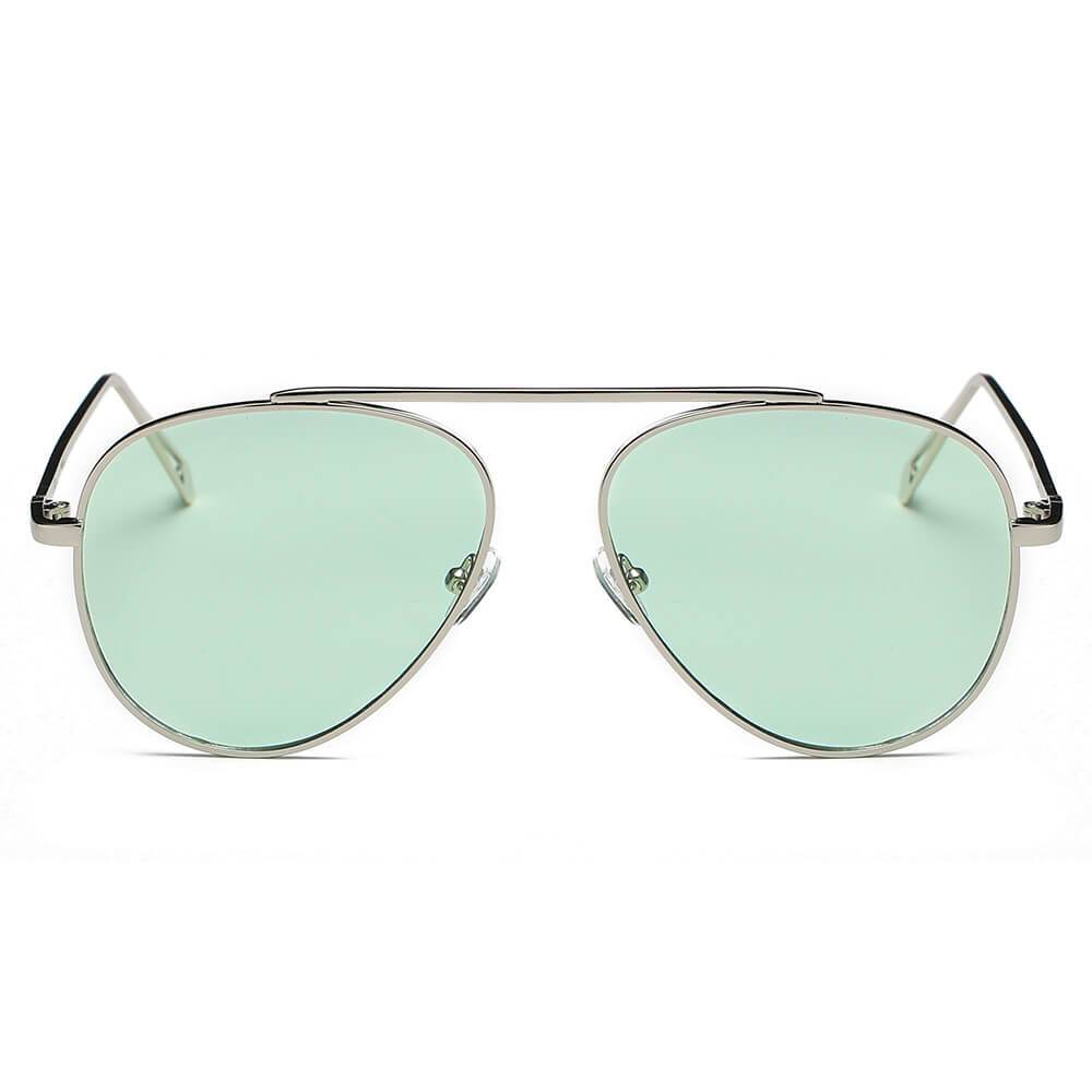 HIDALGO | Metal Oversize Tinted Lens Aviator Sunglasses