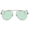 HIDALGO | Metal Oversize Tinted Lens Aviator Sunglasses