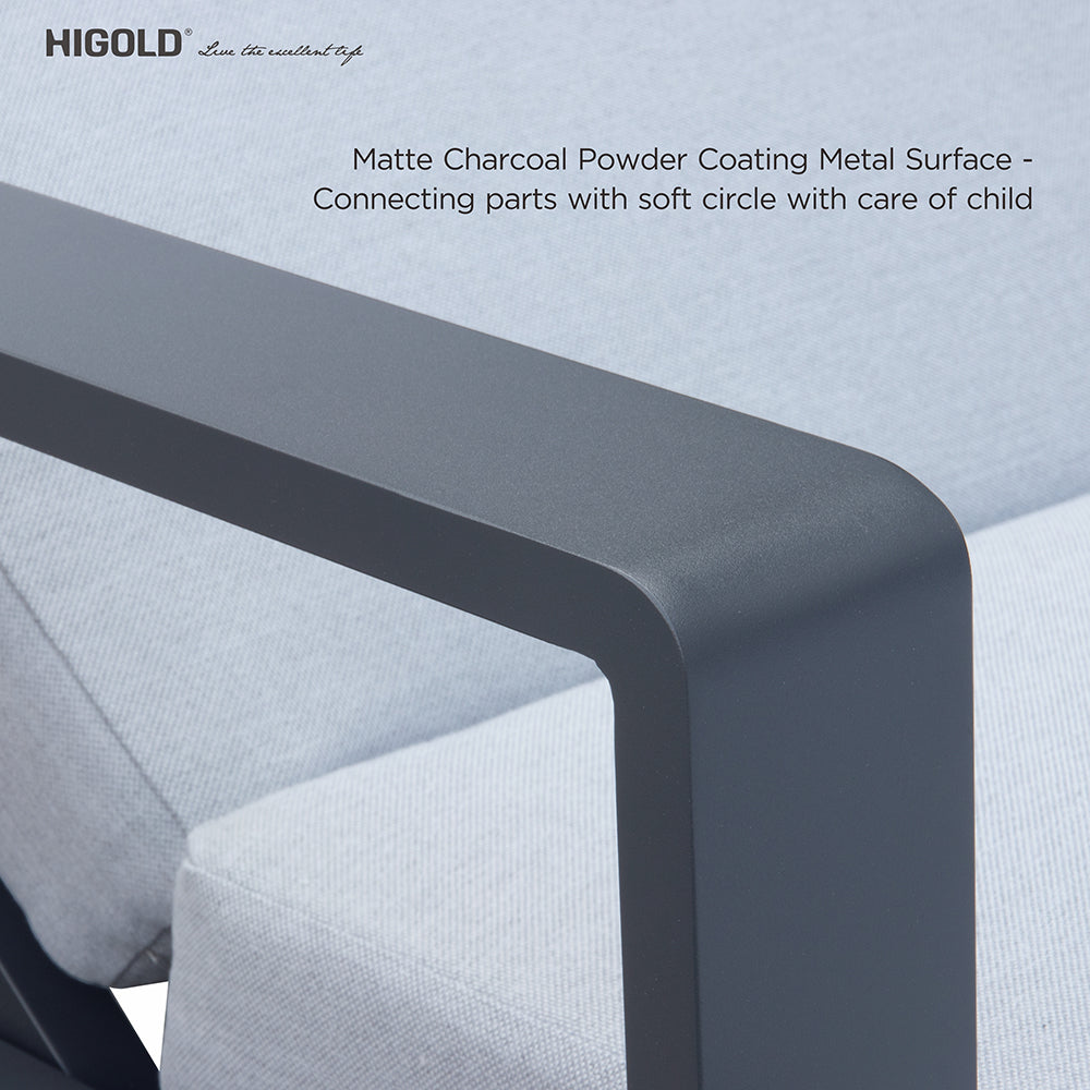 HIGOLD Nofi Aluminum Outdoor Chaise Lounge - Series 3801