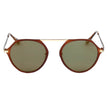 DRESDEN | Modern Flat Top Slender Round Sunglasses