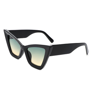 Stardaze - Square Retro Fashion High Pointed Cat Eye Sunglasses